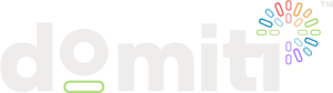 Variación del logotipo con isotipo al final simulando el punto de la letra i